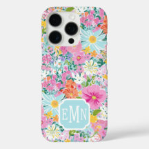 Farbige rosa Garten-Monogramm