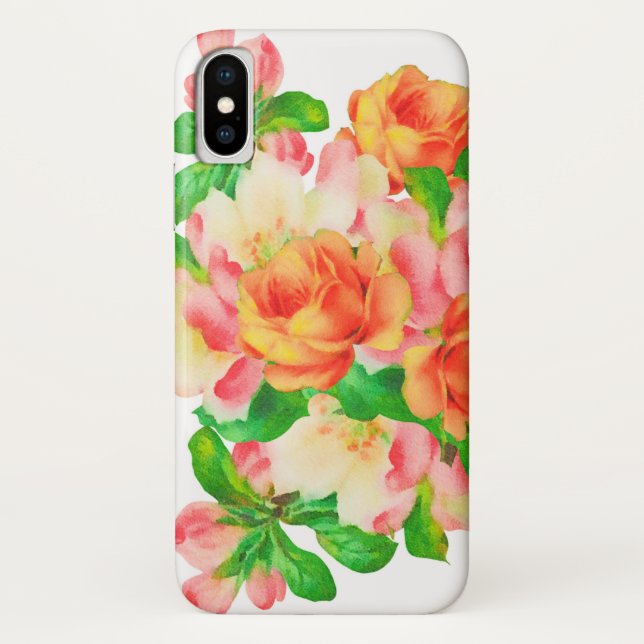 Farbige Rose iPhone / iPad Gehäuse Case-Mate iPhone Hülle (Rückseite)