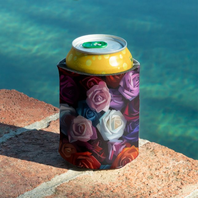 Farbige Rose können gemütlich sein Dosenkühler (In Situ Pool)