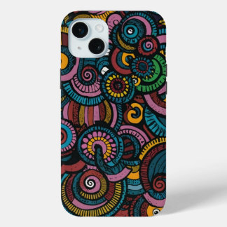 Farbige Rundformen iPhone Cover Muster