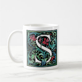 Farbige S Monogramm-Tasse Kaffeetasse