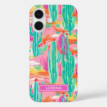Farbige Saguaro-Kakteen personalisiert
