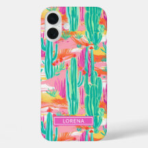 Farbige Saguaro-Kakteen personalisiert