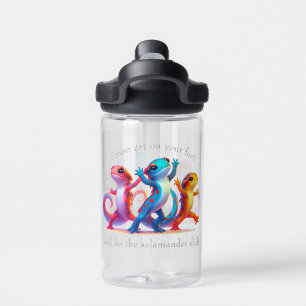 Farbige Salamander machen den Salamander Slide Trinkflasche