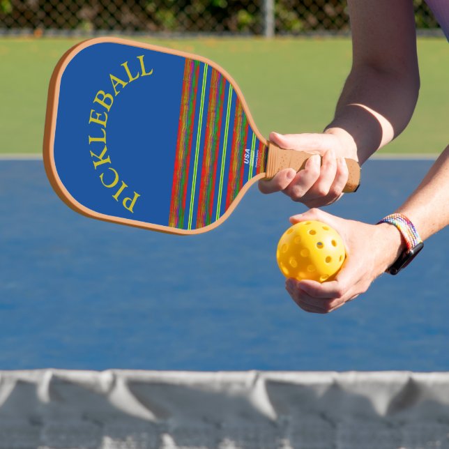 "Farbige Schichten"  Pickleball Schläger (InSitu)