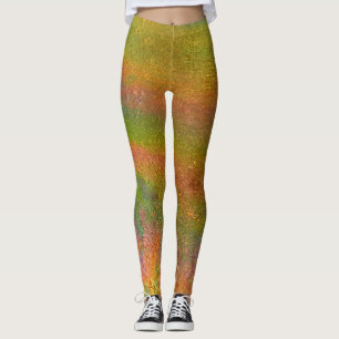 Farbige schillernde Regenbogen-Ölschicht Leggings