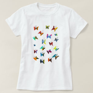 Farbige Schmetterlinge T-Shirt