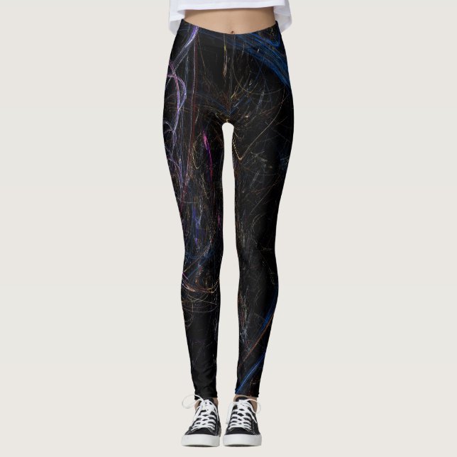 Farbige Schreiber Leggings (Vorderseite)