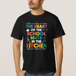 Farbige Schulkoch- und Chef-Design T-Shirt