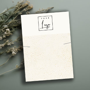 Farbige Schwarzweißlogos mit weißer Textur Visitenkarte