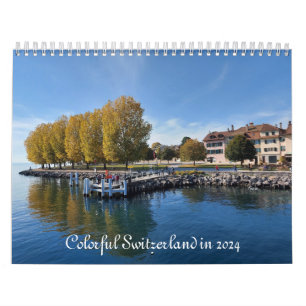 Farbige Schweiz im Kalender 2024