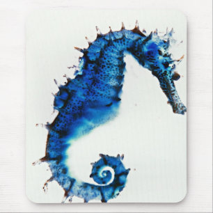 Farbige Seepferde Mousepad