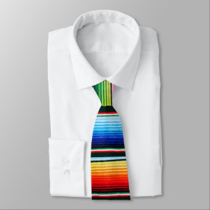 farbige Serape-Streifen Krawatte