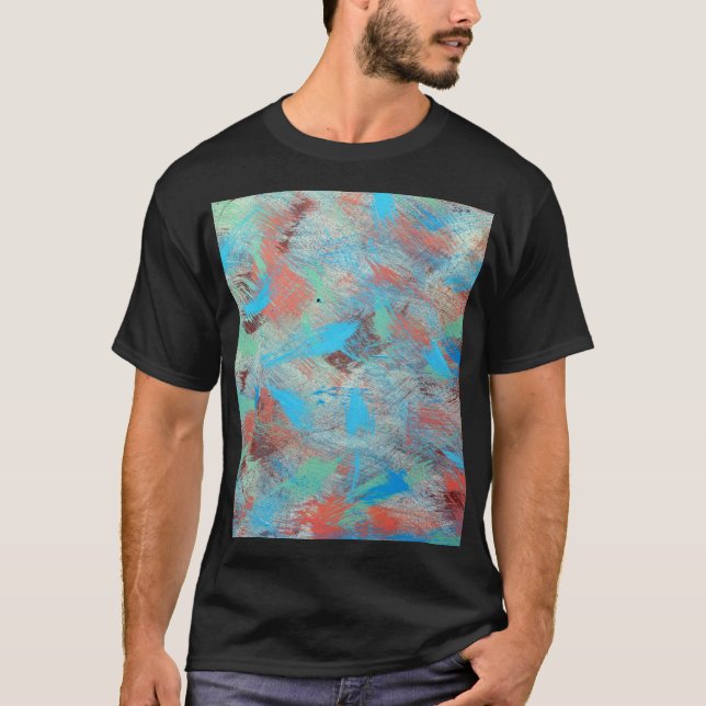 Farbige Serien: abstrakte Hintergrundtextur. T-Shirt (Vorderseite)