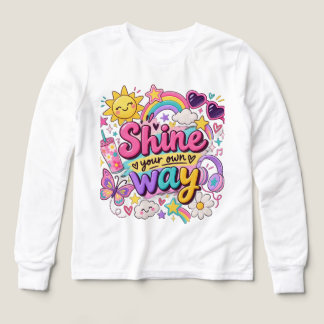 Farbige Shine Away Regenbogen T-Shirt