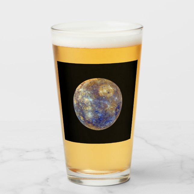 Farbige Sicht auf Quecksilber Glas (Vorne (Gefüllt))