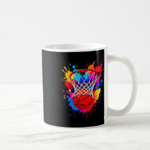 Farbige Sketll-Farbspritzer-Tie-Dye-Hoop-Netz-Graf Kaffeetasse