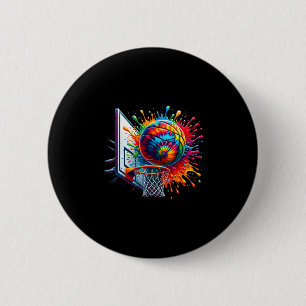 Farbige Sketll-Tie-Dye-Farb-Splash-Sketll-Reifen N Button