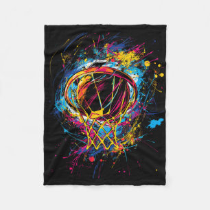 Farbige Sketll-Tie-Dye-Farbe Fleecedecke