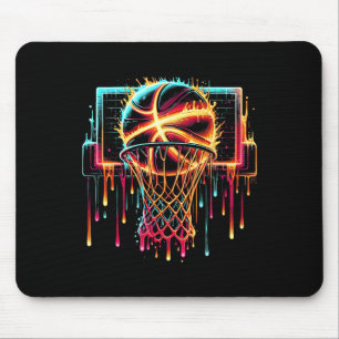 Farbige Sketll tropfende Farbspritzer-Reifen-Netz- Mousepad