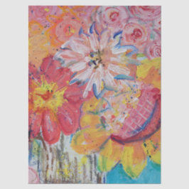 Farbige Sonnen von Lydia's Art Sangria Seidenpapier