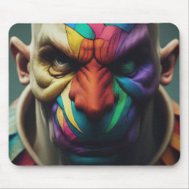 Farbige Soul-Maske Mousepad
