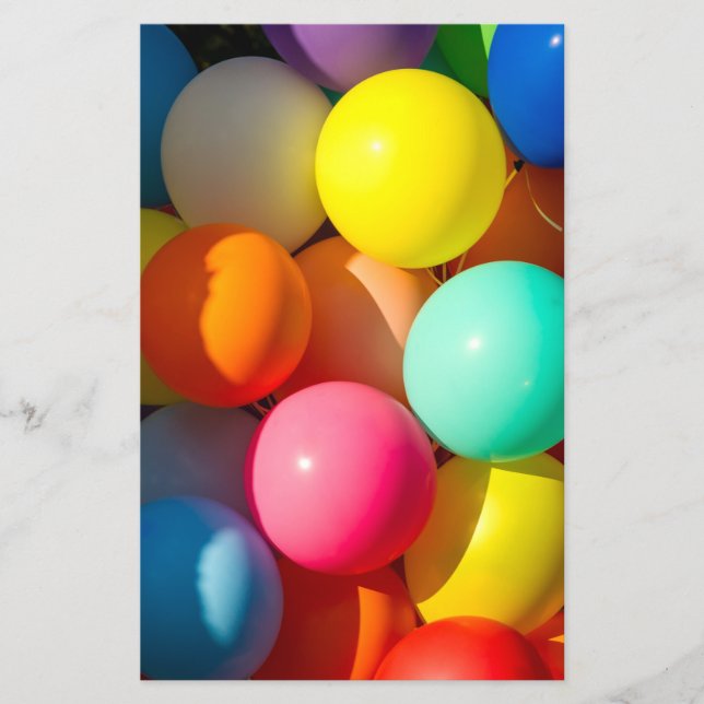 Farbige Spielzeugballoons Flyer (Vorne)
