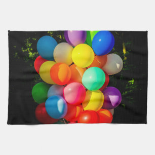 Farbige Spielzeugballoons Handtuch