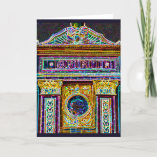 Farbige Spirit Card Karte