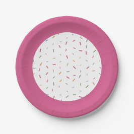 Farbige Sprinklen Baby Sprinkle Babydusche Papier Pappteller