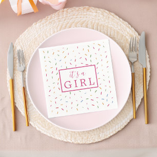 Farbige Sprinklen Baby Sprinkle Babydusche Papier Serviette