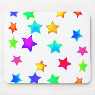 Farbige Stars Mousepad