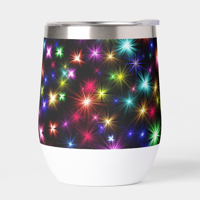 Farbige Sterne Feuerwerke Design-27317 (Links)