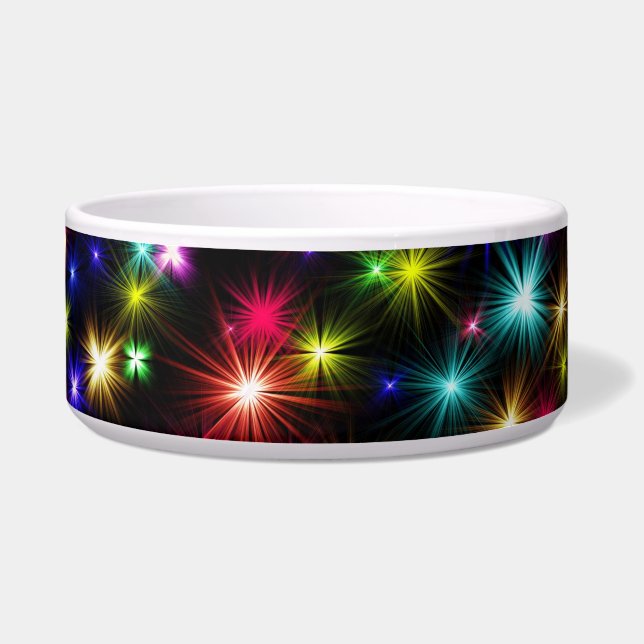 Farbige Sterne Feuerwerke Design-27317 Napf (Vorderseite)