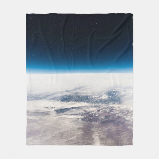 Farbige Sterne Fleecedecke (Vorderseite)