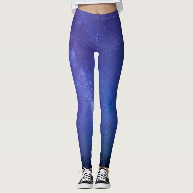 Farbige Sterne Leggings (Vorderseite)