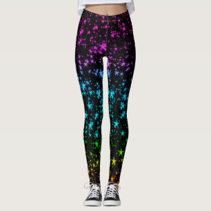 Farbige Sterne Leggings