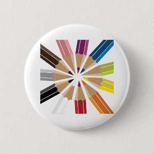 Farbige Stifte Button