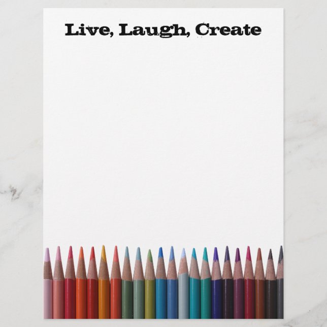 Farbige Stifte Letterhead (Vorderseite)