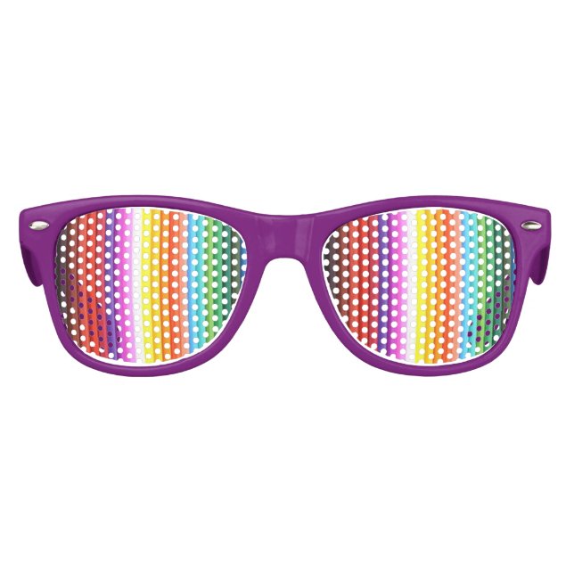 Farbige Stifte Partybrille (Vorderseite)