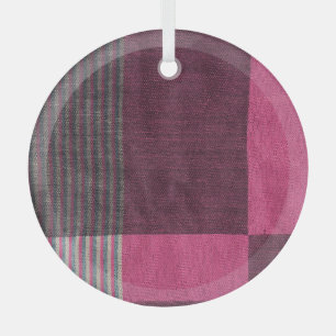 Farbige Stoffoberfläche: Draufsicht. Ornament Aus Glas