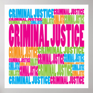 Farbige Strafjustiz Poster