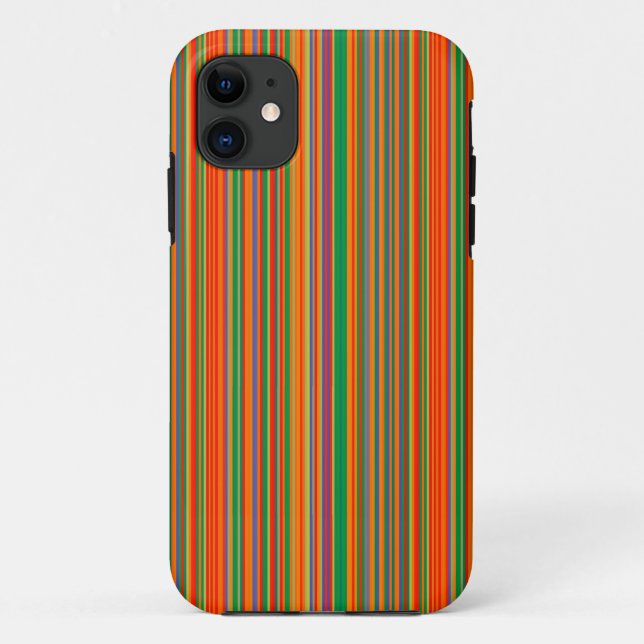 Farbige Streifen 01 Case-Mate iPhone Hülle (Rückseite)