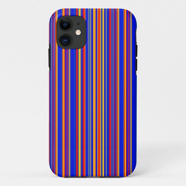 Farbige Streifen 04 Case-Mate iPhone Hülle (Rückseite)