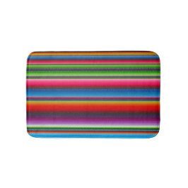 Farbige Streifen Badematte