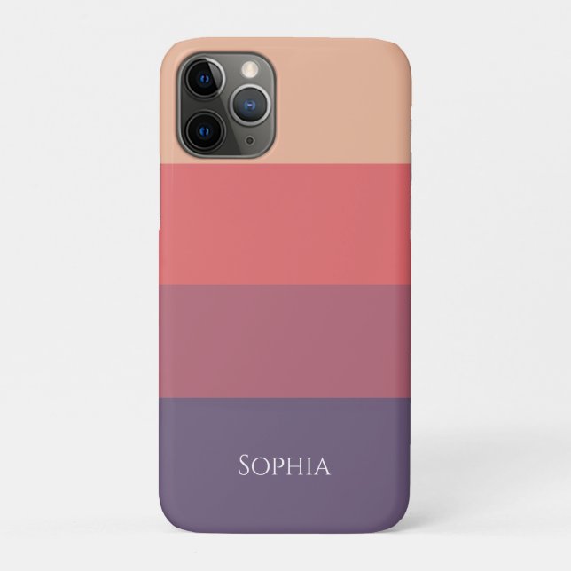 Farbige Streifen - Case-Mate iPhone Hülle (Rückseite)