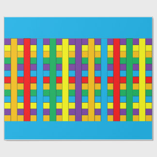 Farbige Streifen Geschenkpapier