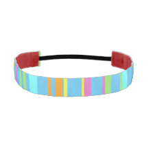 Farbige Streifen Kruste. BG Turqoise Headband