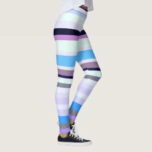 Farbige Streifen Leggings