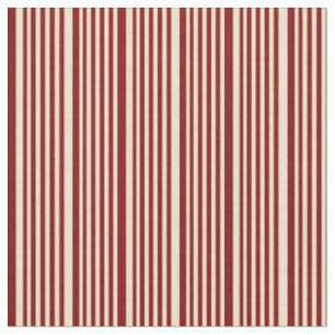 Farbige Streifen/Linien-Muster in Beige und Maroon Stoff